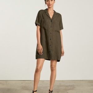 Everlane Linen Shirtdress